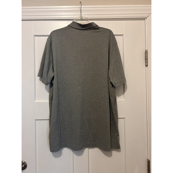 Adidas Performance Gray Grey Golf Polo Men's Size 2X PRIMEGREEN  Logo Big Tall - Picture 4 of 4
